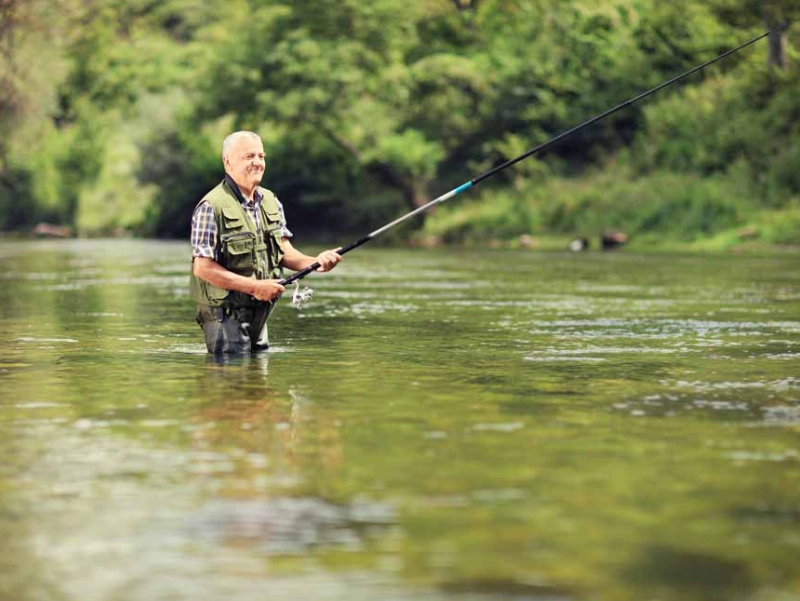 how to catch fish in a river