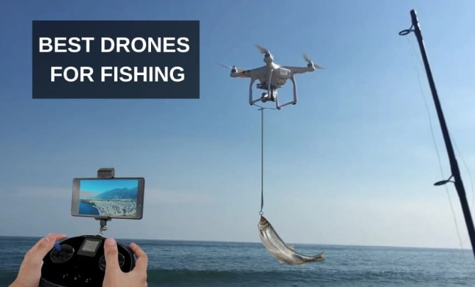 how to use a fishing drone