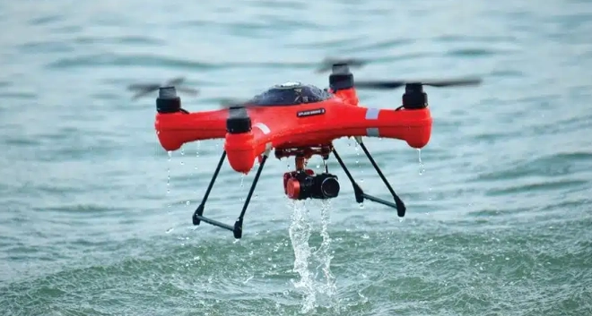 how to use a fishing drone