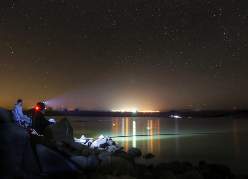 night fishing lights