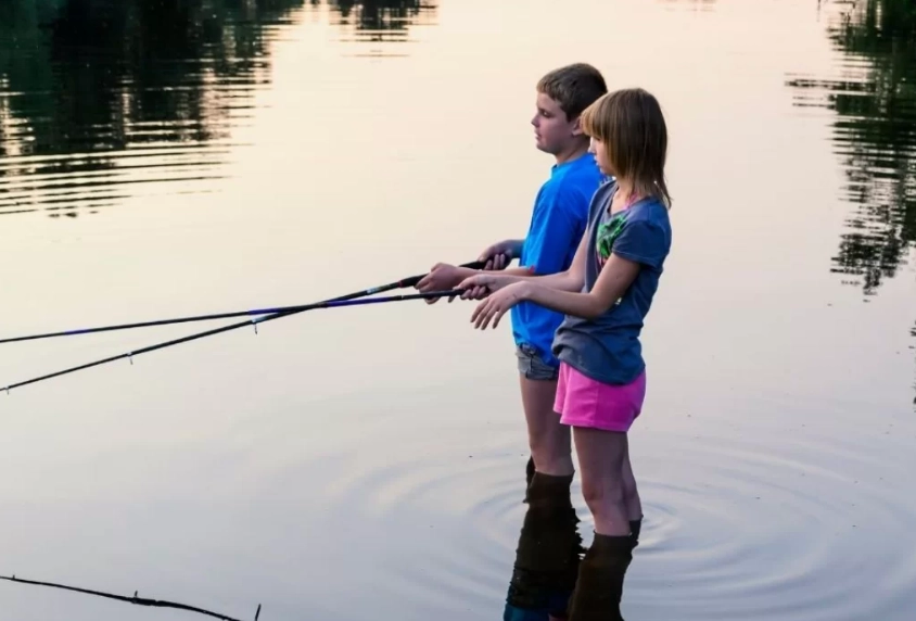 first fishing trip for kids