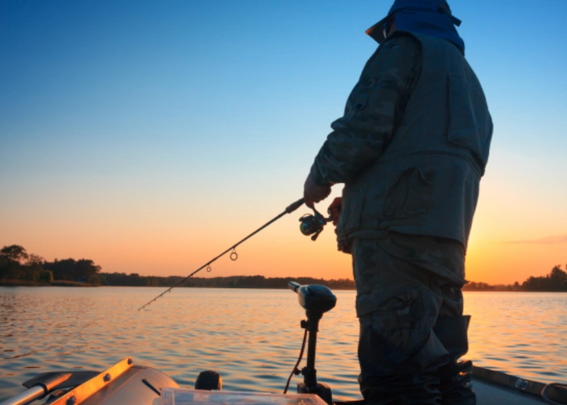 basic boat fishing setup
