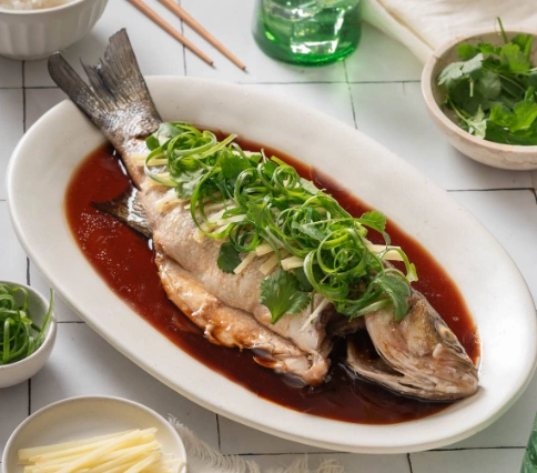 Chinese steamed fish Chinese steamed fish