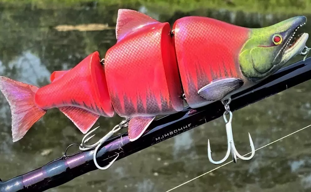 salmon lure selection