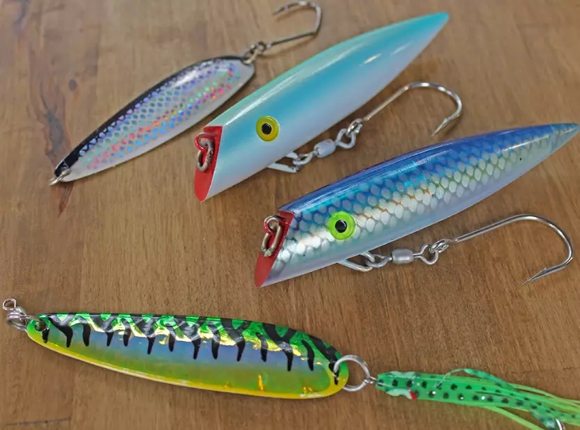 salmon lure selection