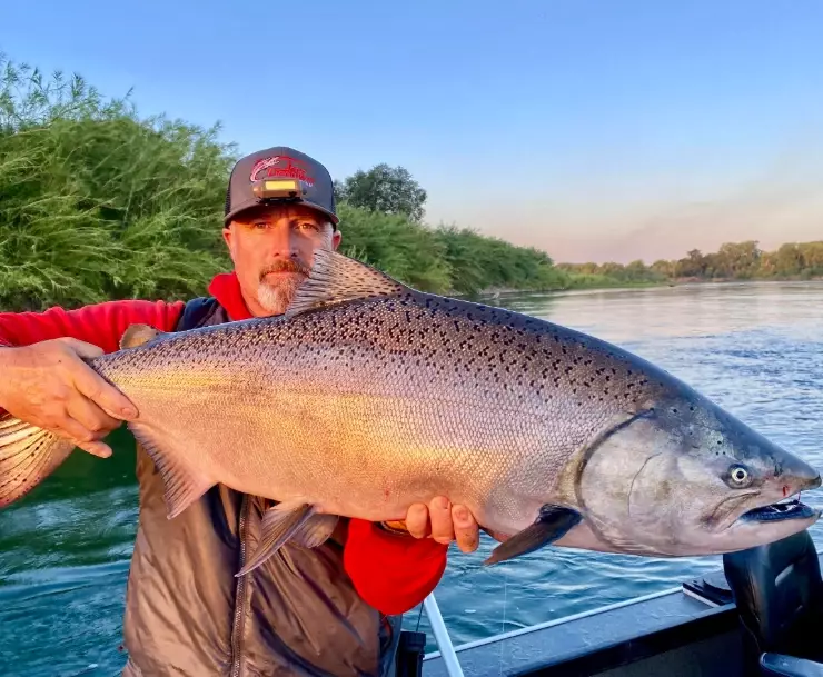 Pacific salmon fishing California