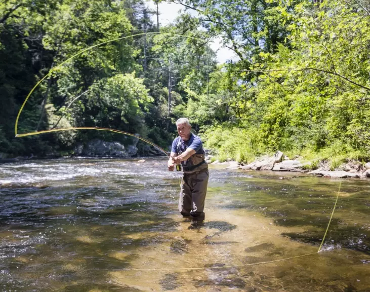 What is the point of fly fishing?