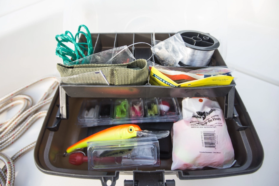 Fishing accessories for boat