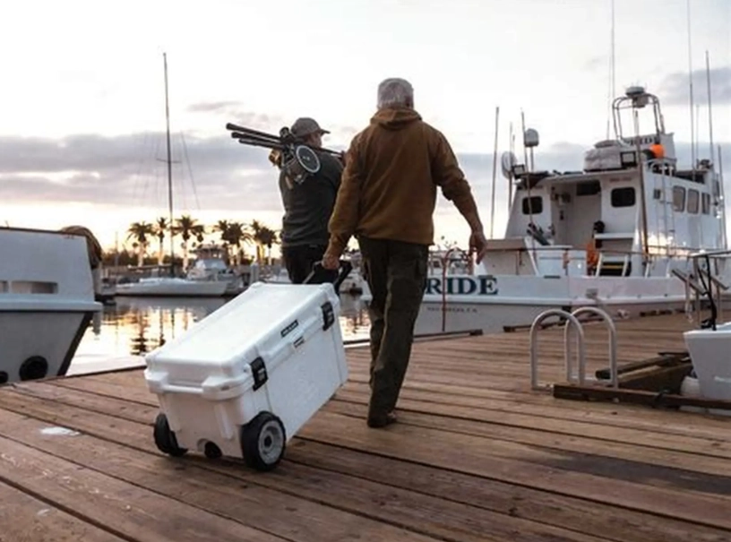 best fishing cooler with rod holders