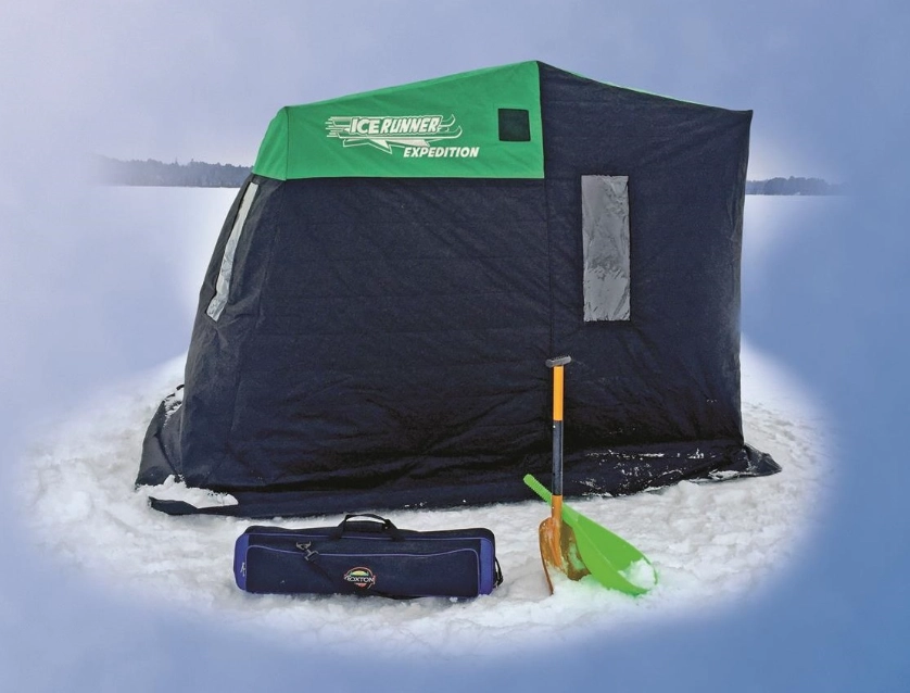 3 man ice fishing shelter