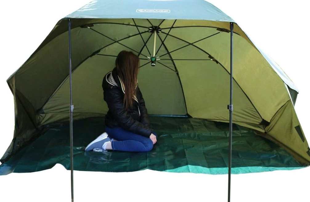 fishing umbrella uses