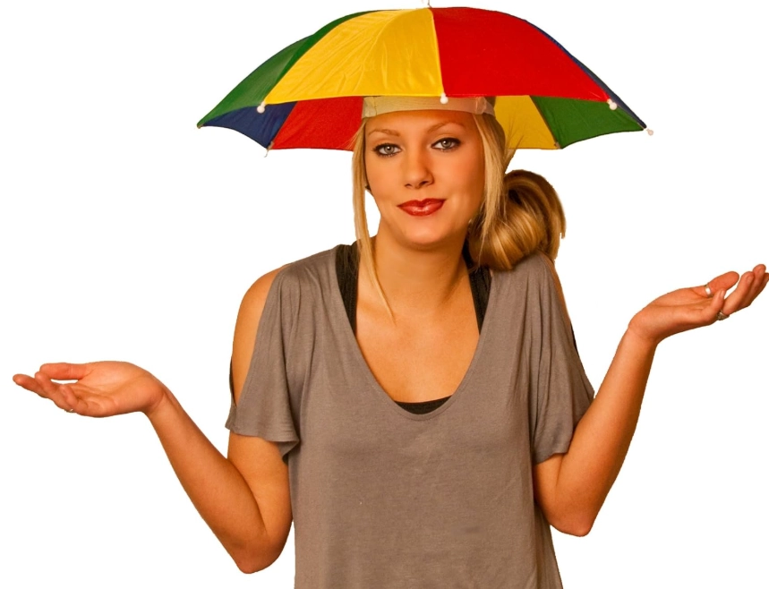 fishing umbrella hat