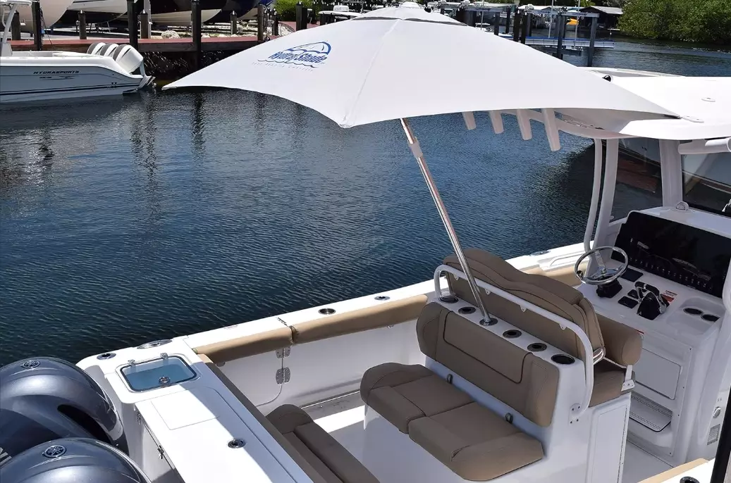 Fishing umbrella for boat