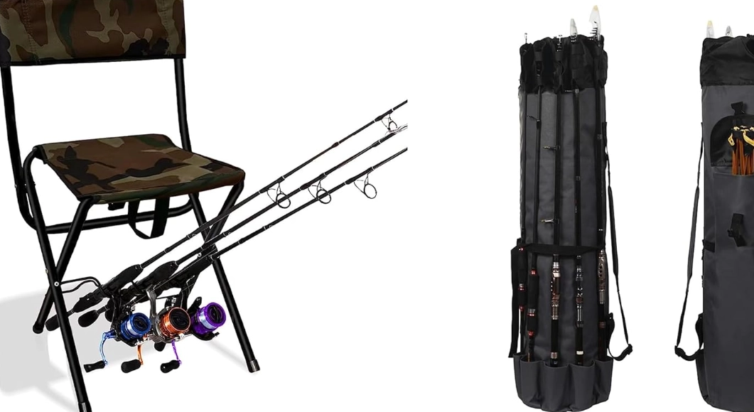 fishing chair with rod holder