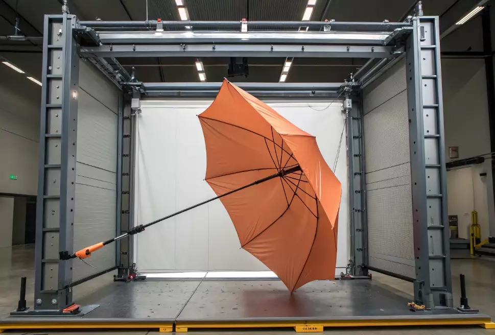 Can a fishing umbrella withstand strong winds?