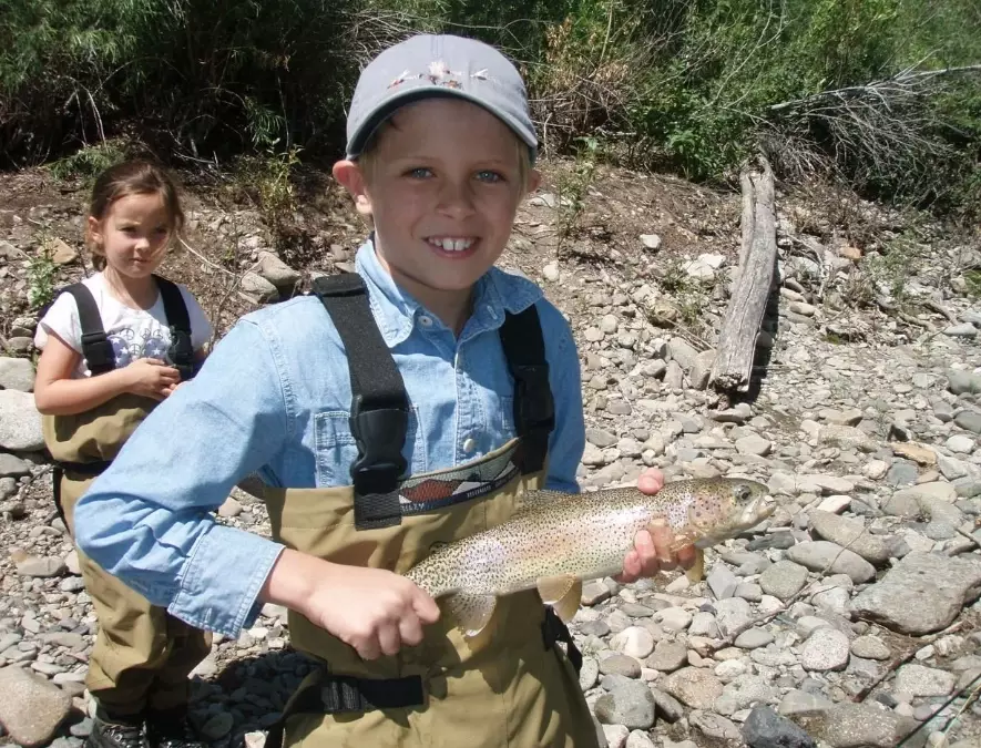 kids fly fishing camp