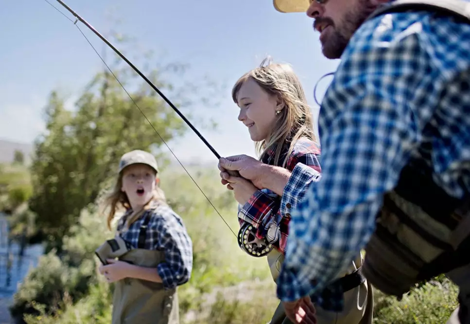 Fly fishing camp for kids
