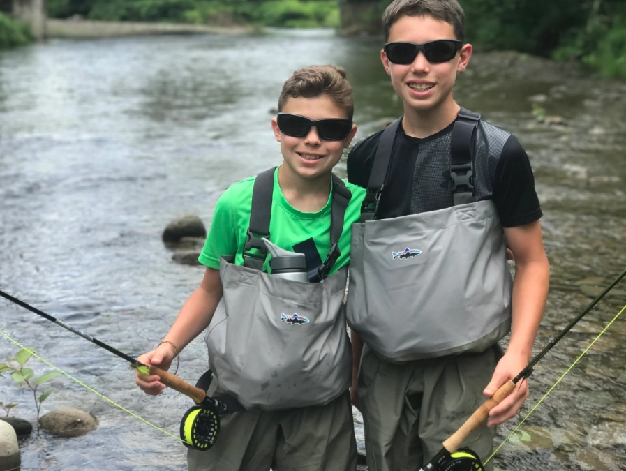 kids fly fishing camp